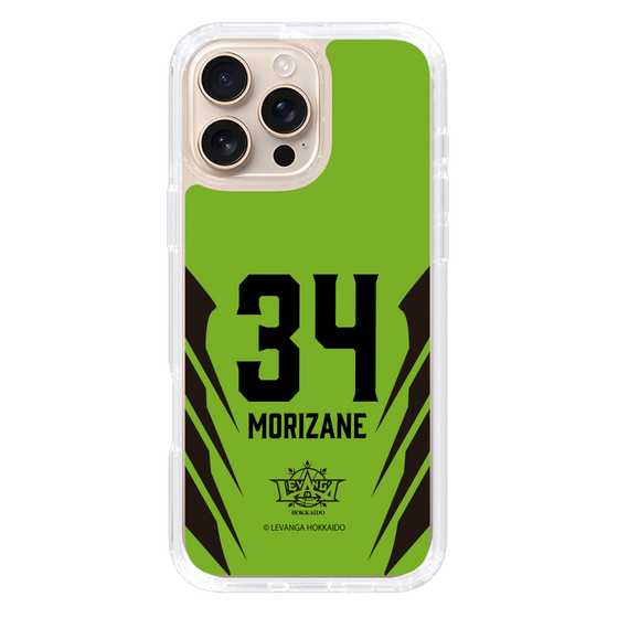 スリムプロテクションケース［ レバンガ北海道 - #34 MORIZANE - HOME - 裏 ］