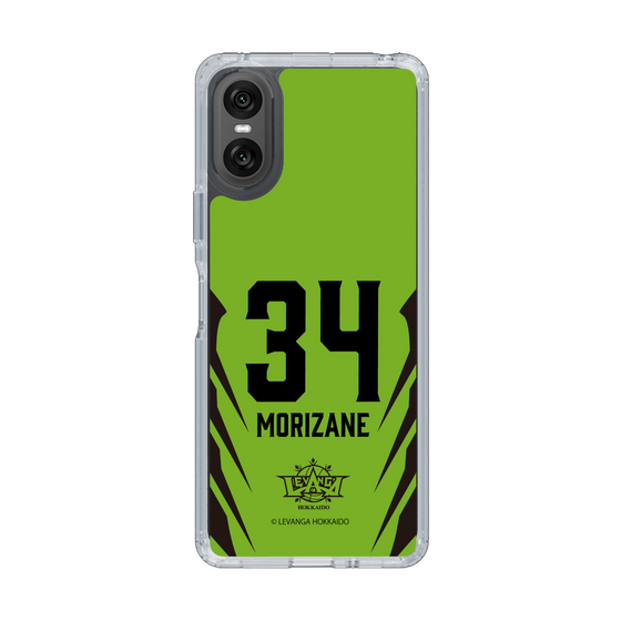 スリムプロテクションケース［ レバンガ北海道 - #34 MORIZANE - HOME - 裏 ］