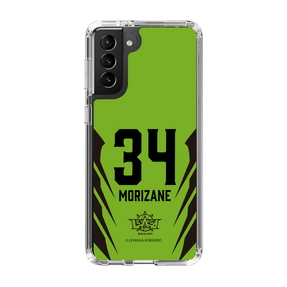 スリムプロテクションケース［ レバンガ北海道 - #34 MORIZANE - HOME - 裏 ］