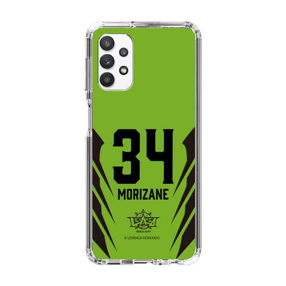 スリムプロテクションケース［ レバンガ北海道 - #34 MORIZANE - HOME - 裏 ］