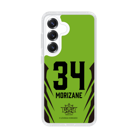 スリムプロテクションケース［ レバンガ北海道 - #34 MORIZANE - HOME - 裏 ］