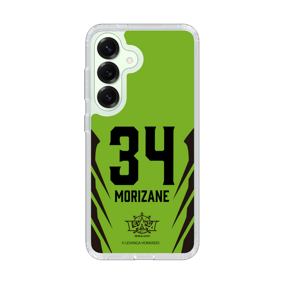 スリムプロテクションケース［ レバンガ北海道 - #34 MORIZANE - HOME - 裏 ］