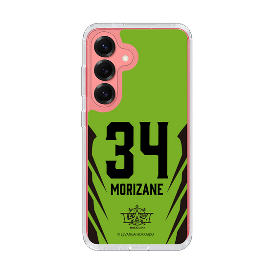 スリムプロテクションケース［ レバンガ北海道 - #34 MORIZANE - HOME - 裏 ］