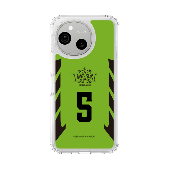 スリムプロテクションケース［ レバンガ北海道 - #5 JONES - HOME - 表 ］