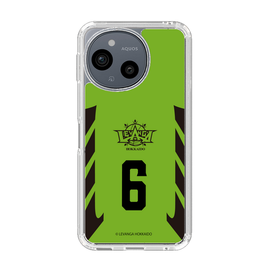 スリムプロテクションケース［ レバンガ北海道 - #6 KIKUCHI - HOME - 表 ］