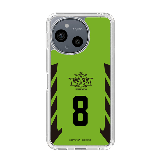 スリムプロテクションケース［ レバンガ北海道 - #8 KIBAYASHI - HOME - 表 ］