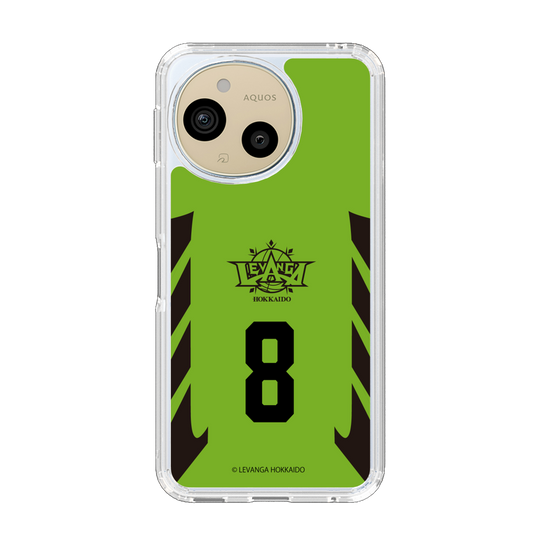 スリムプロテクションケース［ レバンガ北海道 - #8 KIBAYASHI - HOME - 表 ］