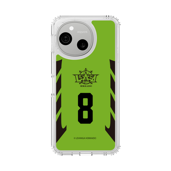 スリムプロテクションケース［ レバンガ北海道 - #8 KIBAYASHI - HOME - 表 ］