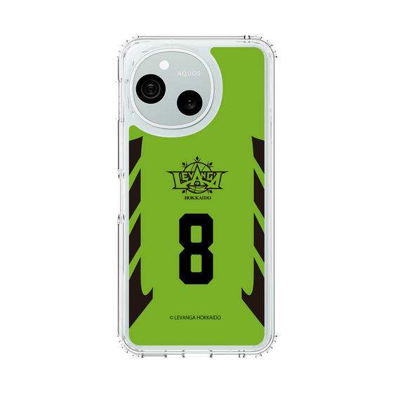 スリムプロテクションケース［ レバンガ北海道 - #8 KIBAYASHI - HOME - 表 ］