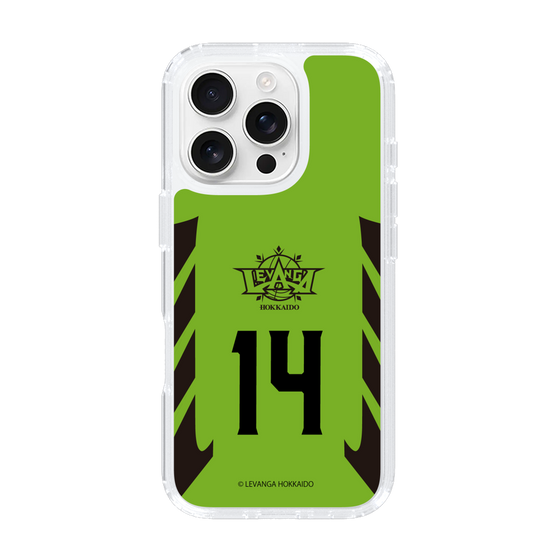 スリムプロテクションケース［ レバンガ北海道 - #14 HOSHINO - HOME - 表 ］