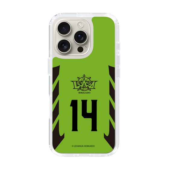 スリムプロテクションケース［ レバンガ北海道 - #14 HOSHINO - HOME - 表 ］