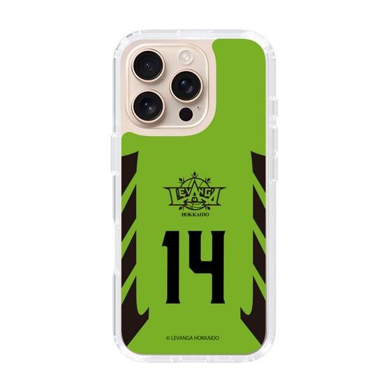 スリムプロテクションケース［ レバンガ北海道 - #14 HOSHINO - HOME - 表 ］