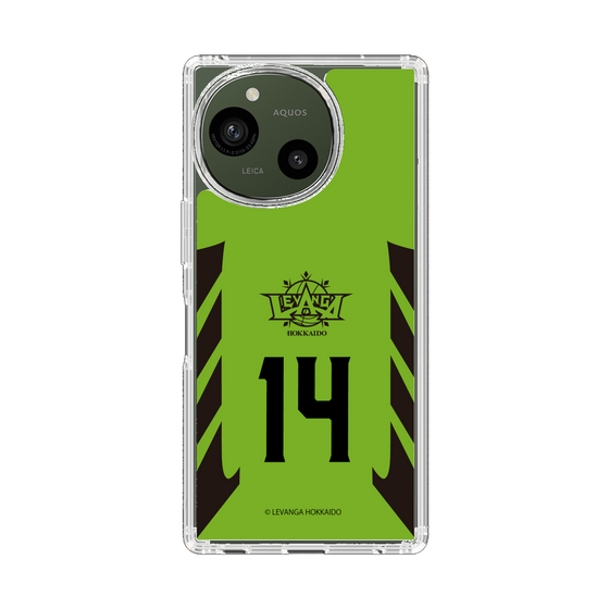 スリムプロテクションケース［ レバンガ北海道 - #14 HOSHINO - HOME - 表 ］