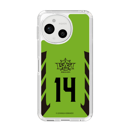 スリムプロテクションケース［ レバンガ北海道 - #14 HOSHINO - HOME - 表 ］