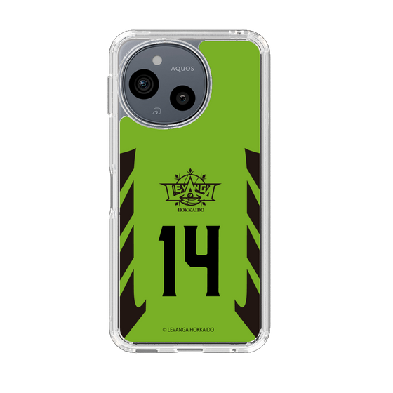 スリムプロテクションケース［ レバンガ北海道 - #14 HOSHINO - HOME - 表 ］