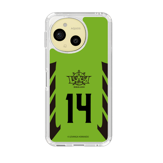 スリムプロテクションケース［ レバンガ北海道 - #14 HOSHINO - HOME - 表 ］