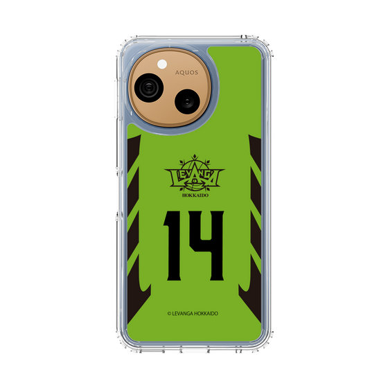 スリムプロテクションケース［ レバンガ北海道 - #14 HOSHINO - HOME - 表 ］