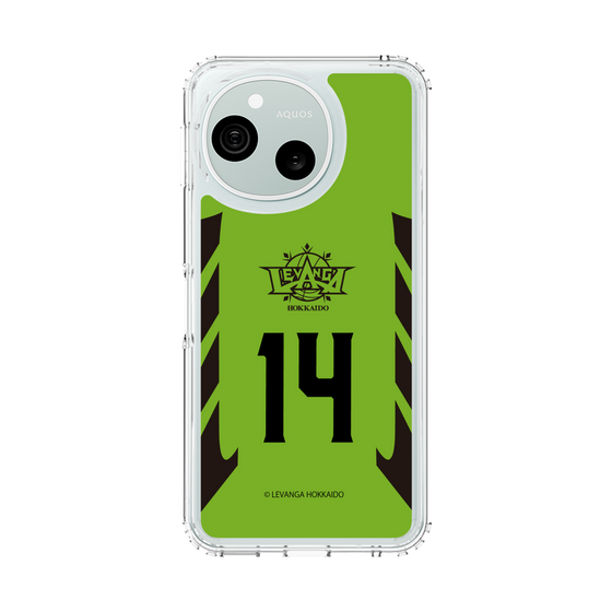 スリムプロテクションケース［ レバンガ北海道 - #14 HOSHINO - HOME - 表 ］