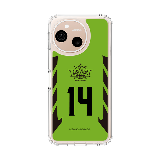 スリムプロテクションケース［ レバンガ北海道 - #14 HOSHINO - HOME - 表 ］