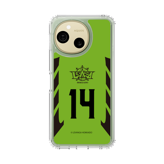 スリムプロテクションケース［ レバンガ北海道 - #14 HOSHINO - HOME - 表 ］