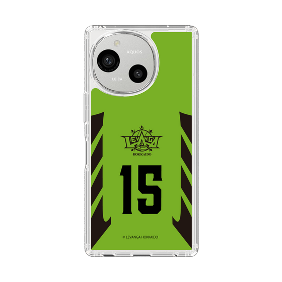 スリムプロテクションケース［ レバンガ北海道 - #15 SHIMATANI - HOME - 表 ］