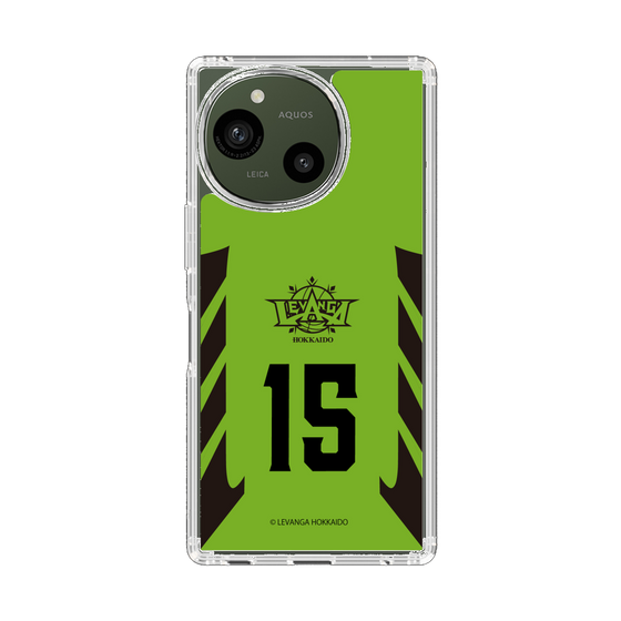 スリムプロテクションケース［ レバンガ北海道 - #15 SHIMATANI - HOME - 表 ］