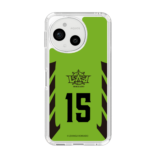 スリムプロテクションケース［ レバンガ北海道 - #15 SHIMATANI - HOME - 表 ］