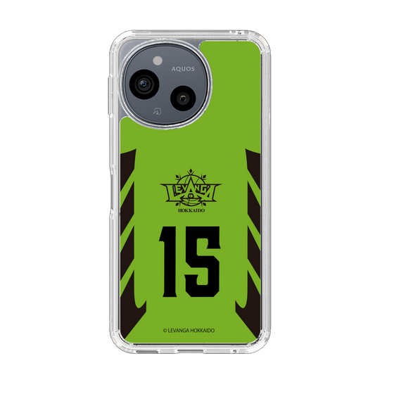 スリムプロテクションケース［ レバンガ北海道 - #15 SHIMATANI - HOME - 表 ］