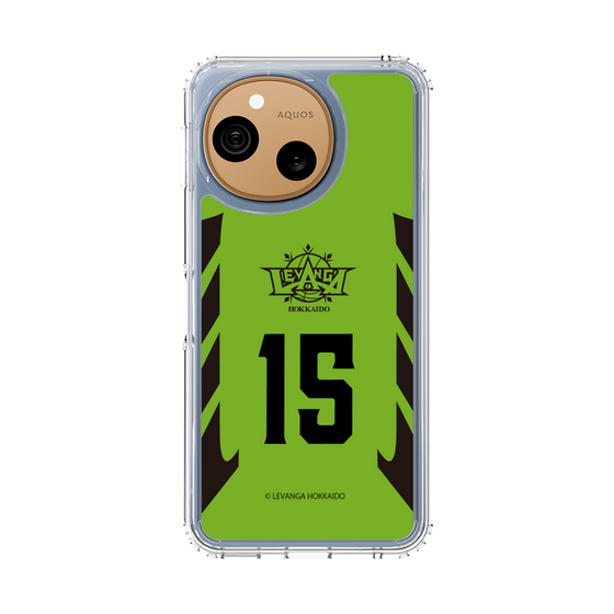 スリムプロテクションケース［ レバンガ北海道 - #15 SHIMATANI - HOME - 表 ］