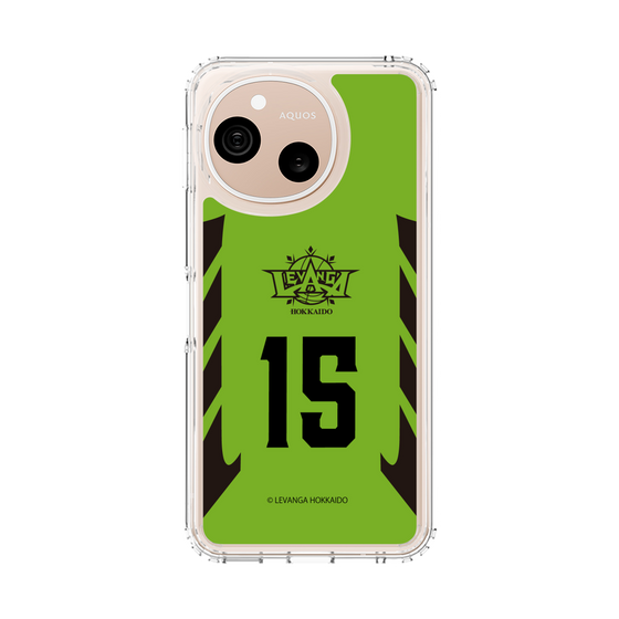 スリムプロテクションケース［ レバンガ北海道 - #15 SHIMATANI - HOME - 表 ］