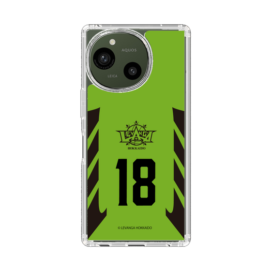 スリムプロテクションケース［ レバンガ北海道 - #18 NAITO - HOME - 表 ］