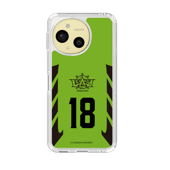 スリムプロテクションケース［ レバンガ北海道 - #18 NAITO - HOME - 表 ］