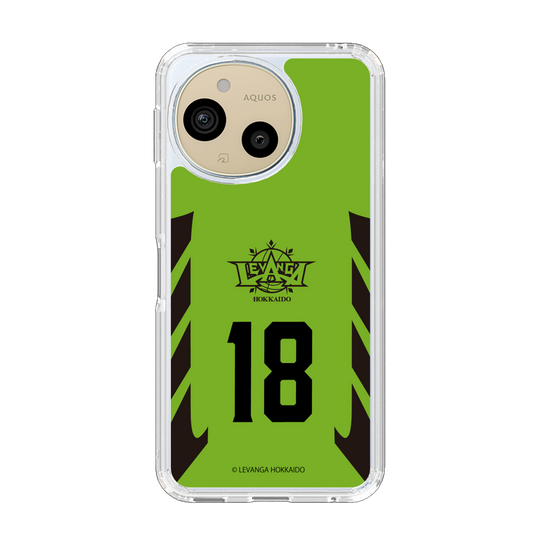 スリムプロテクションケース［ レバンガ北海道 - #18 NAITO - HOME - 表 ］