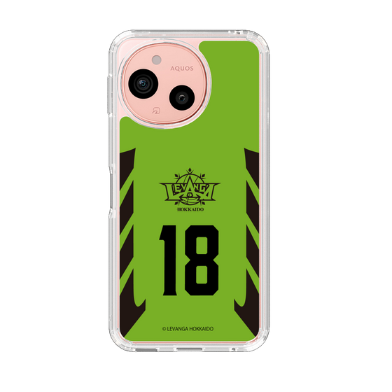 スリムプロテクションケース［ レバンガ北海道 - #18 NAITO - HOME - 表 ］