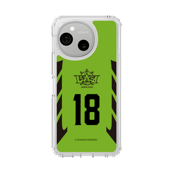 スリムプロテクションケース［ レバンガ北海道 - #18 NAITO - HOME - 表 ］