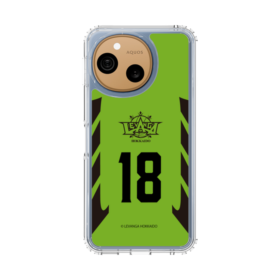 スリムプロテクションケース［ レバンガ北海道 - #18 NAITO - HOME - 表 ］
