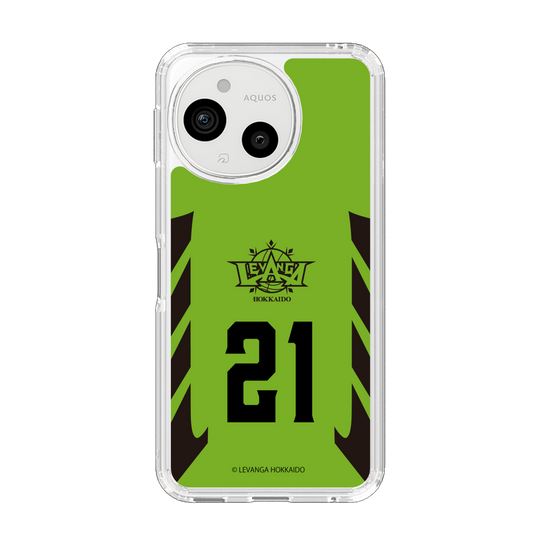 スリムプロテクションケース［ レバンガ北海道 - #21 HARRAR - HOME - 表 ］