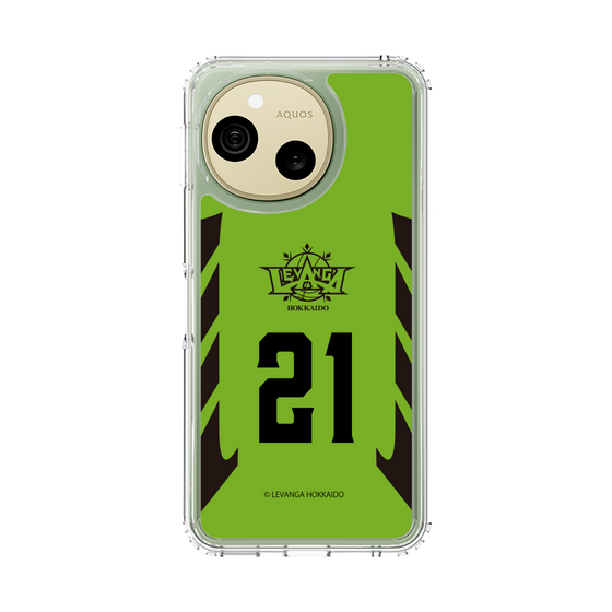 スリムプロテクションケース［ レバンガ北海道 - #21 HARRAR - HOME - 表 ］