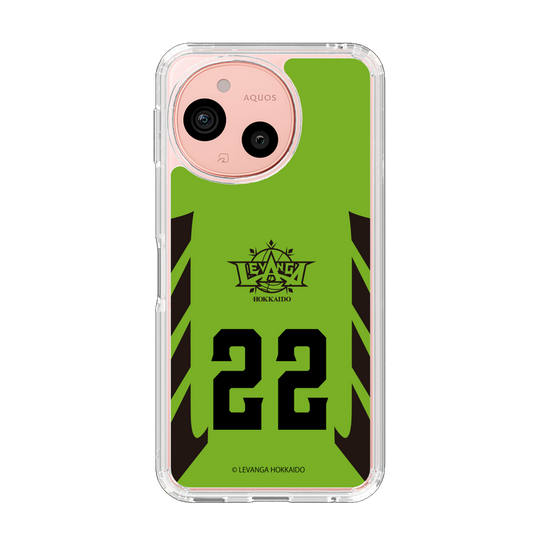 スリムプロテクションケース［ レバンガ北海道 - #22 OKAFOR - HOME - 表 ］