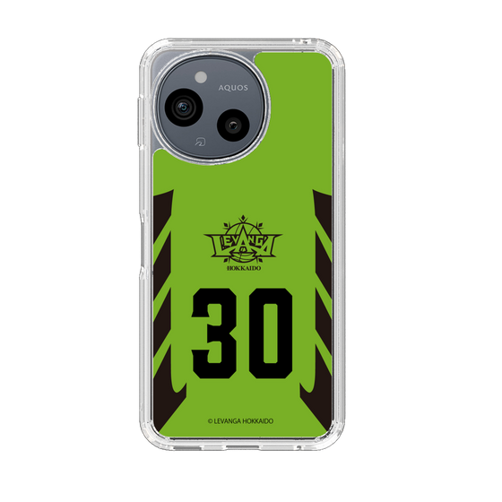 スリムプロテクションケース［ レバンガ北海道 - #30 TOMINAGA - HOME - 表 ］