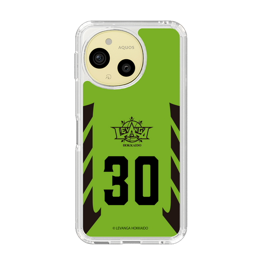 スリムプロテクションケース［ レバンガ北海道 - #30 TOMINAGA - HOME - 表 ］