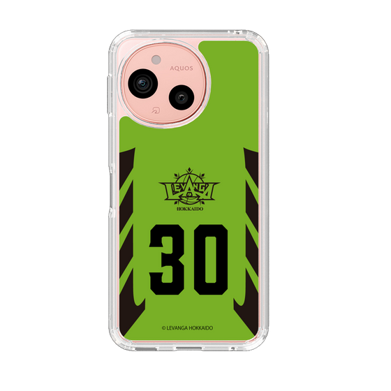 スリムプロテクションケース［ レバンガ北海道 - #30 TOMINAGA - HOME - 表 ］