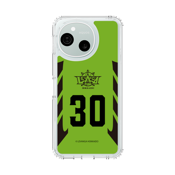 スリムプロテクションケース［ レバンガ北海道 - #30 TOMINAGA - HOME - 表 ］