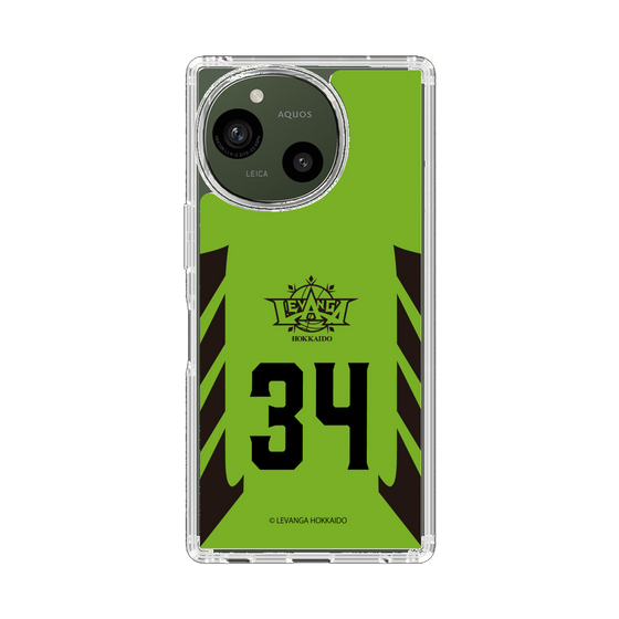 スリムプロテクションケース［ レバンガ北海道 - #34 MORIZANE - HOME - 表 ］