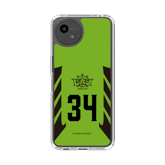 スリムプロテクションケース［ レバンガ北海道 - #34 MORIZANE - HOME - 表 ］