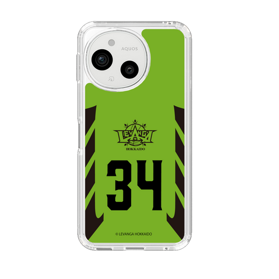 スリムプロテクションケース［ レバンガ北海道 - #34 MORIZANE - HOME - 表 ］