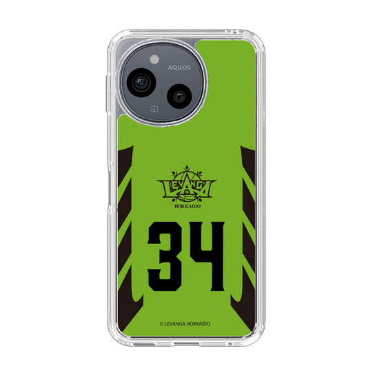 スリムプロテクションケース［ レバンガ北海道 - #34 MORIZANE - HOME - 表 ］