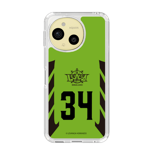 スリムプロテクションケース［ レバンガ北海道 - #34 MORIZANE - HOME - 表 ］