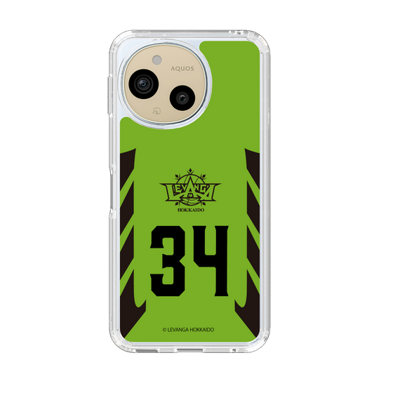 スリムプロテクションケース［ レバンガ北海道 - #34 MORIZANE - HOME - 表 ］