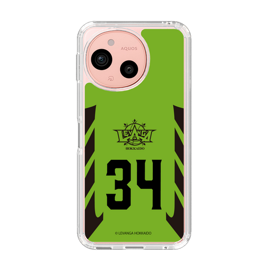 スリムプロテクションケース［ レバンガ北海道 - #34 MORIZANE - HOME - 表 ］